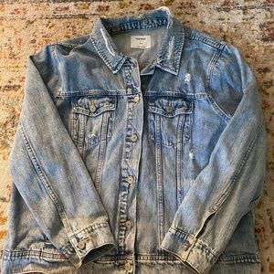 Distressed Jean jacket